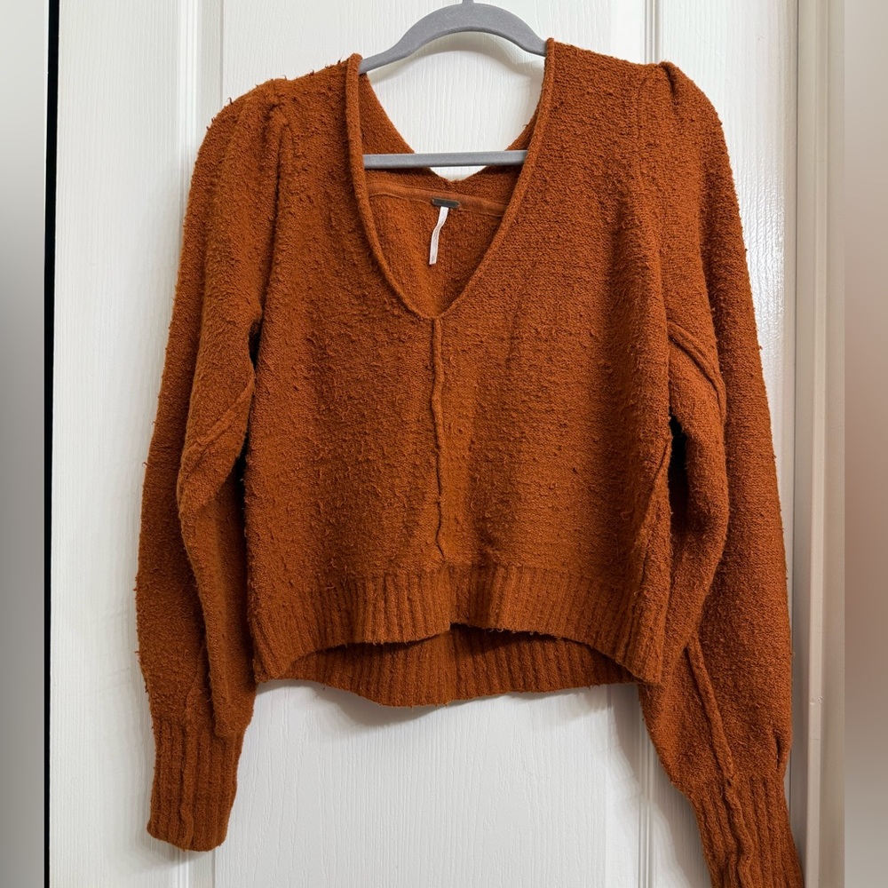 Free People Rust Sweater